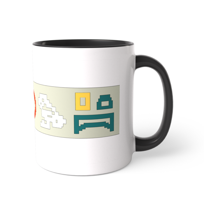 ツートンカラーマグカップ - 直径 8.2cm / 高さ 9.5cm