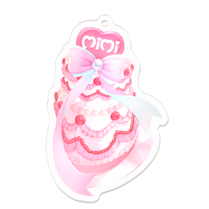 アクリルキーホルダー（コーティング） - 70 x 70 (mm)