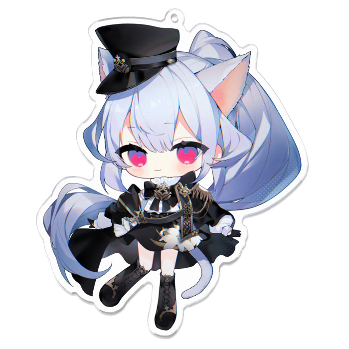 アクリルキーホルダー（コーティング） - 100 x 100 (mm)