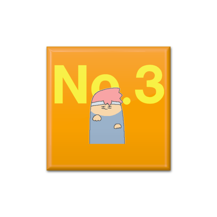 缶バッジ - 四角形40mm