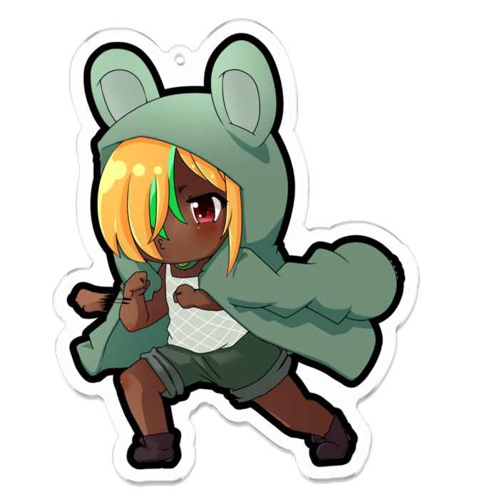 アクリルキーホルダー - 100 x 100 (mm)