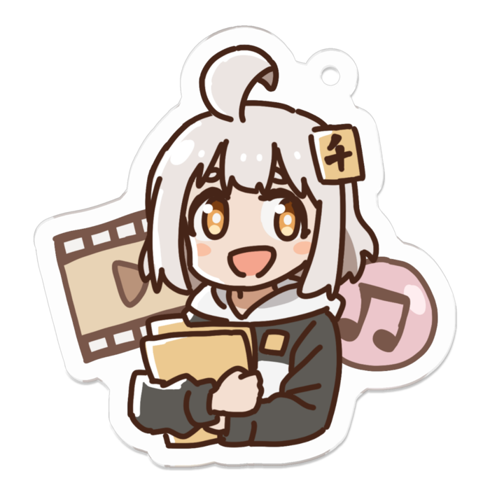 アクリルキーホルダー(コーティング) - 50 x 50 (mm)