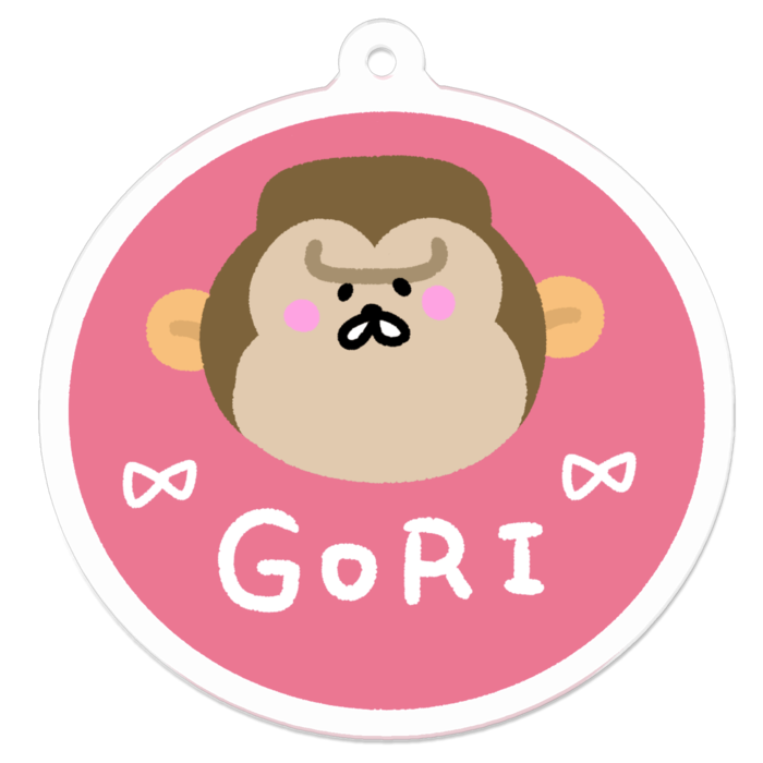 アクリルキーホルダー - 50 x 50 (mm)