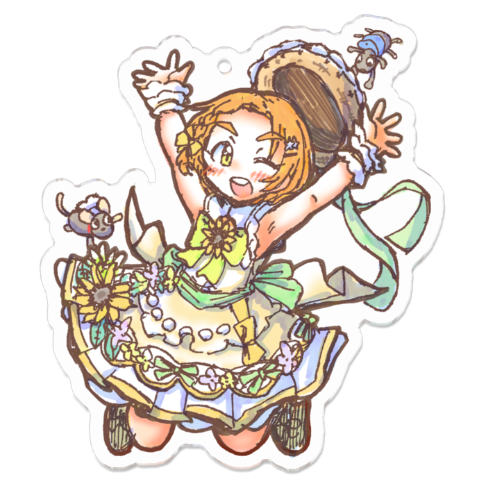 アクリルキーホルダー - 70 x 70 (mm)