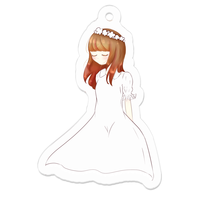 アクリルキーホルダー - 50 x 50 (mm)