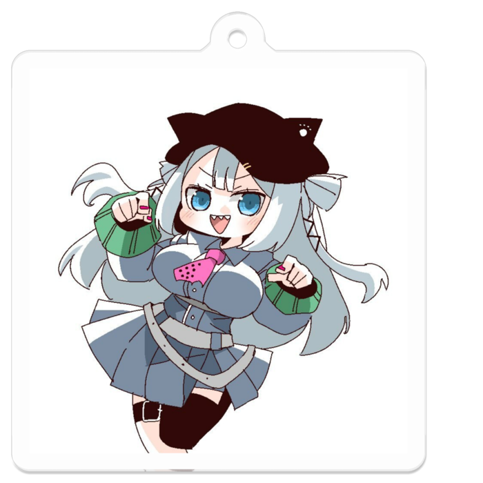 アクリルキーホルダー - 50 x 50 (mm)