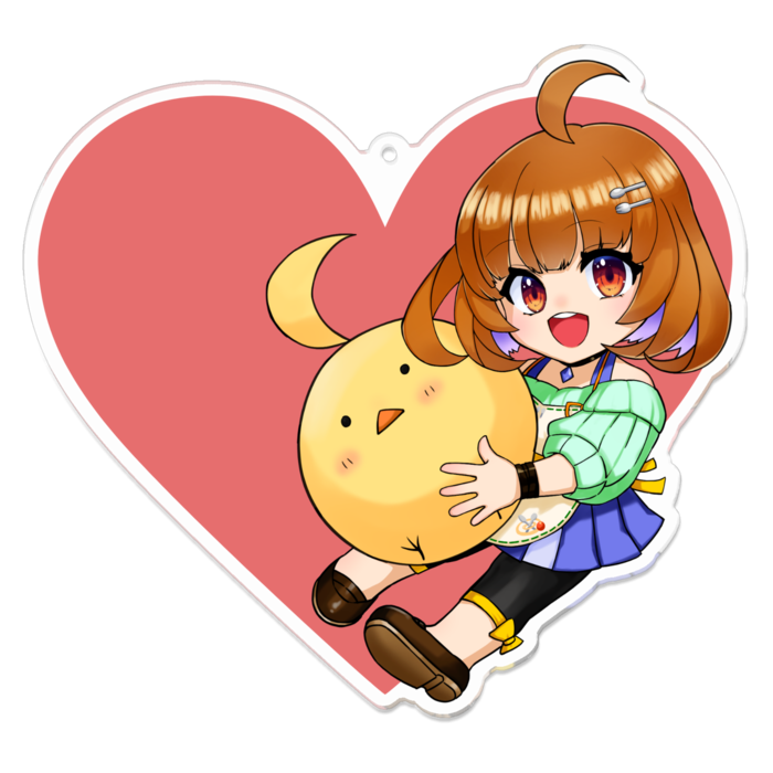 アクリルキーホルダー - 100 x 100 (mm)