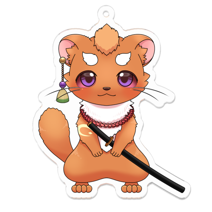 アクリルキーホルダー - 70 x 70 (mm)