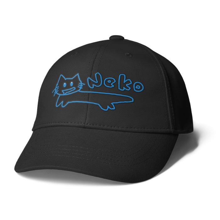 キャップ - ブラック