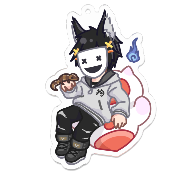 アクリルキーホルダー - 70 x 70 (mm)