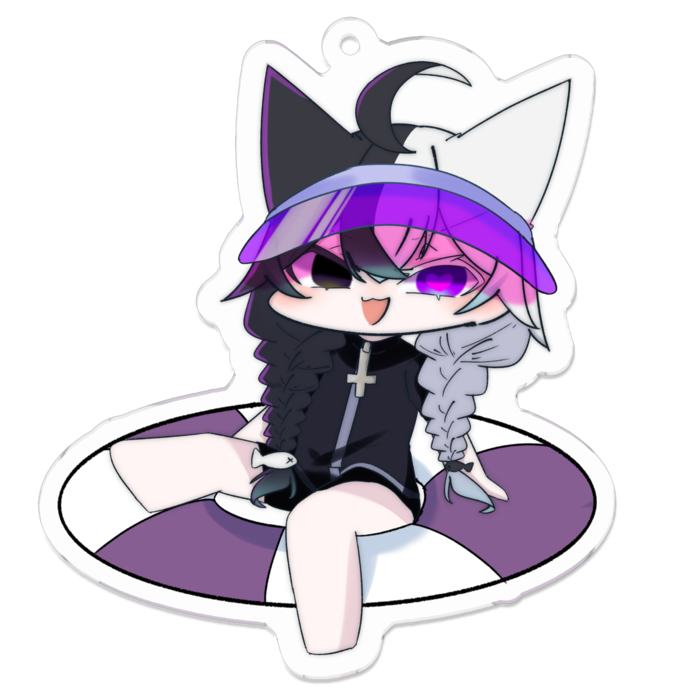 アクリルキーホルダー - 70 x 70 (mm)