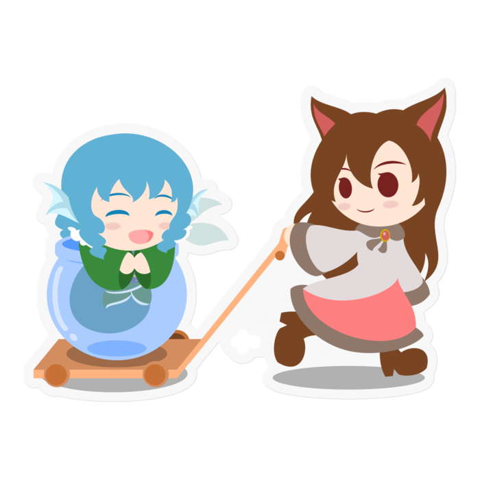 ステッカー - 100 x 100 (mm)