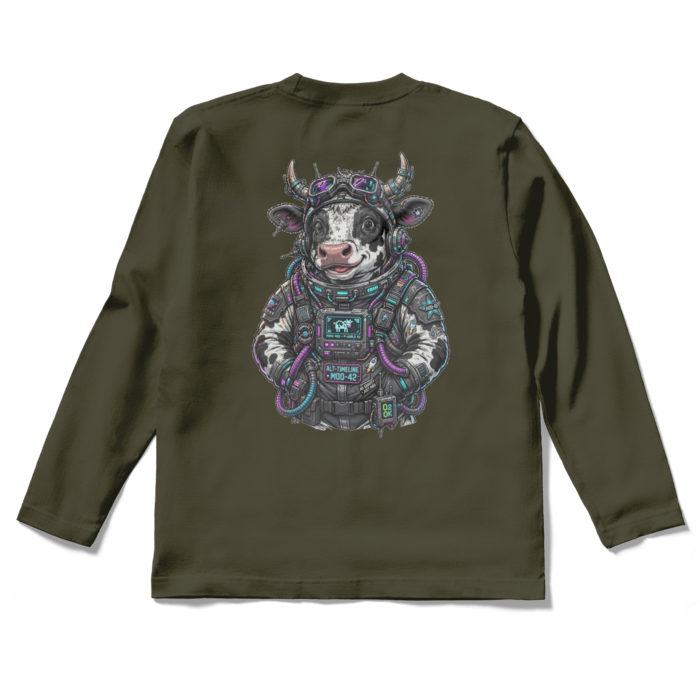 ロングスリーブTシャツ - S - アーミーグリーン(1)
