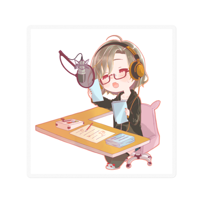 ステッカー - 100 x 100 (mm)