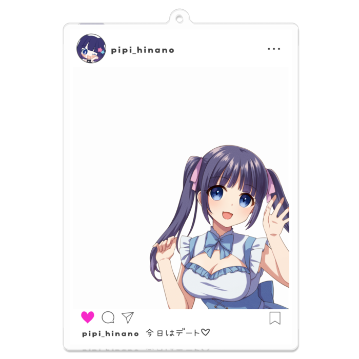 通常 ver.アクリルキーホルダー - 100 x 100 (mm)