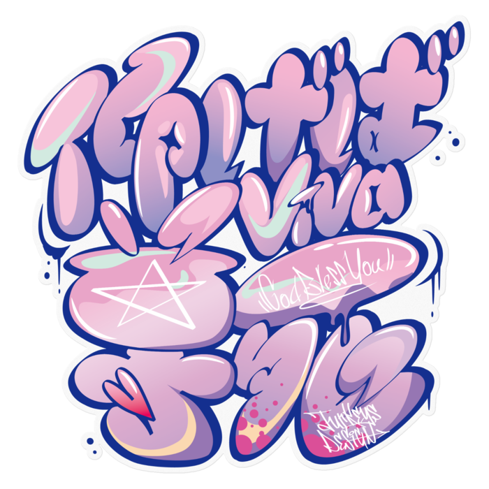 背景透明ステッカー - 160 x 160 (mm)