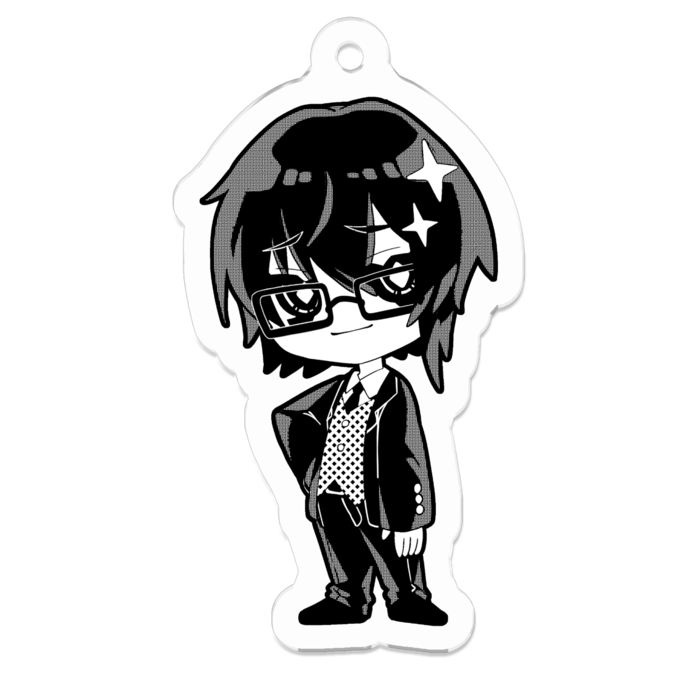 アクリルキーホルダー - 50 x 50 (mm)