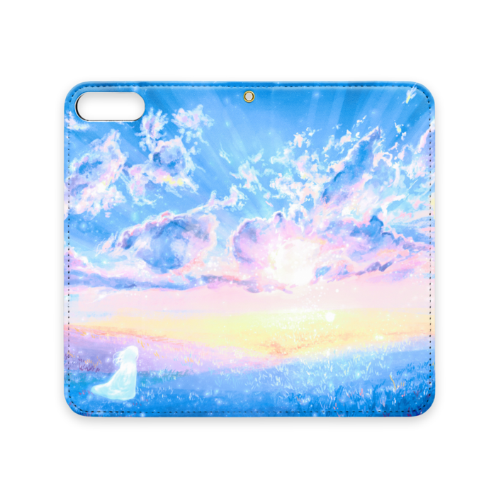 手帳型iPhoneケース(ベルトなし) - iPhone 8 Plus / 7 Plus - ストラップ穴 あり