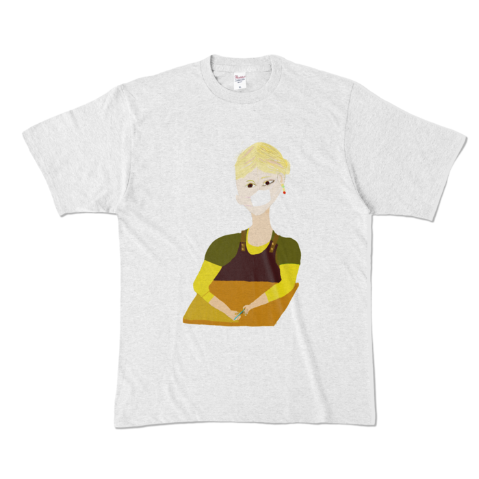 カラーTシャツ - XL - アッシュ (淡色)