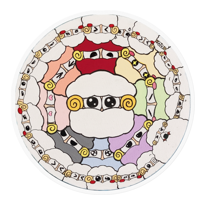 ステッカー - 100 x 100 (mm)(1)