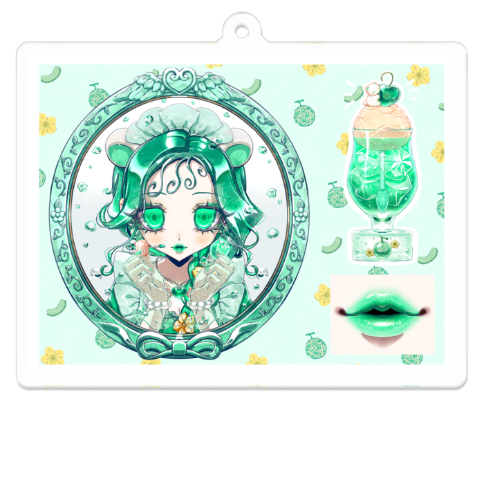 アクリルキーホルダー - 70 x 70 (mm)