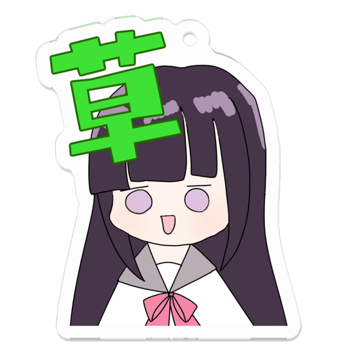 アクリルキーホルダー - 50 x 50 (mm)