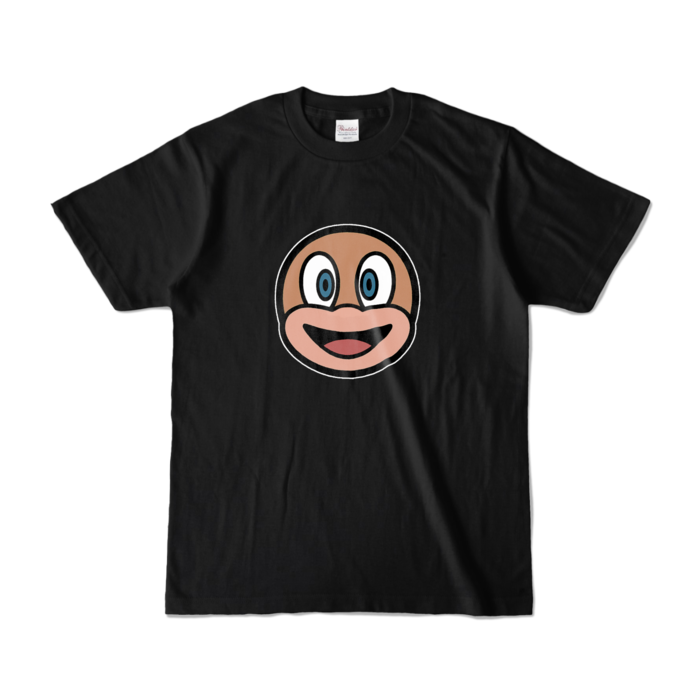 ハッピー（ビッグロゴ）Tシャツ - S - ブラック (濃色)