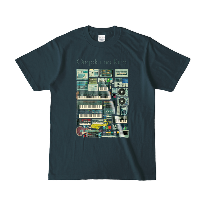 カラーTシャツ(濃色) - S - デニム