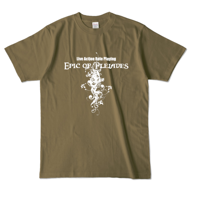 カラーTシャツ - L - オリーブ (濃色)