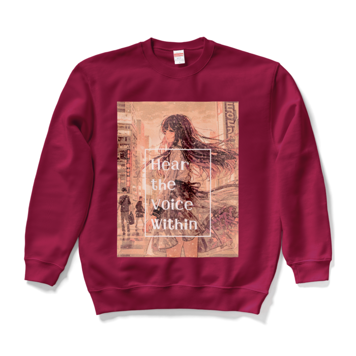 スウェット - L - バーガンディ