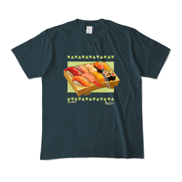 カラーTシャツ - M - デニム (濃色)