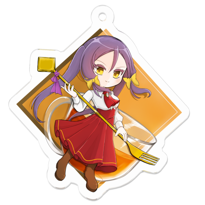 アクリルキーホルダー - 50 x 50 (mm)