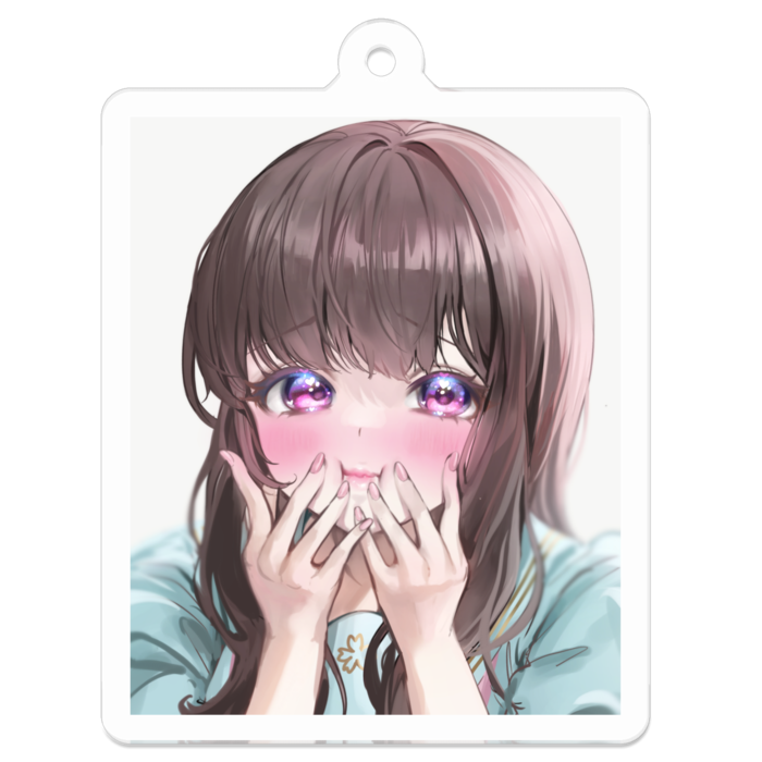 アクリルキーホルダー - 50 x 50 (mm)