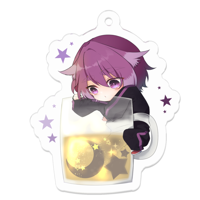 アクリルキーホルダー - 50 x 50 (mm)