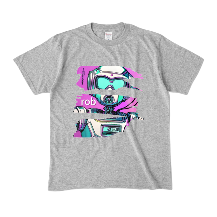 カラーTシャツ - M - 杢グレー (濃色)