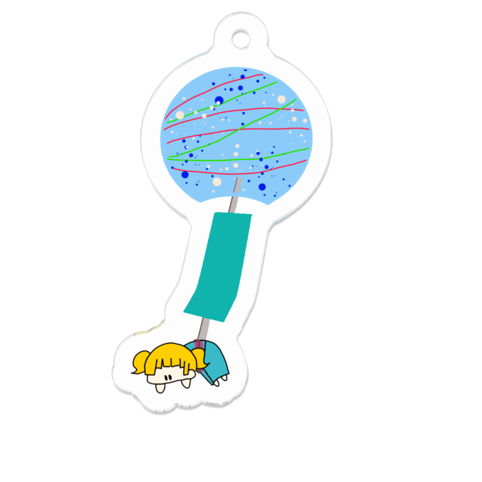 アクリルキーホルダー - 50 x 50 (mm)