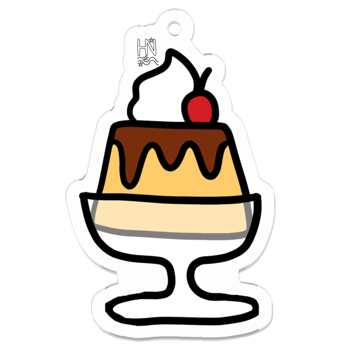 アクリルキーホルダー（コーティング） - 50 x 50 (mm)