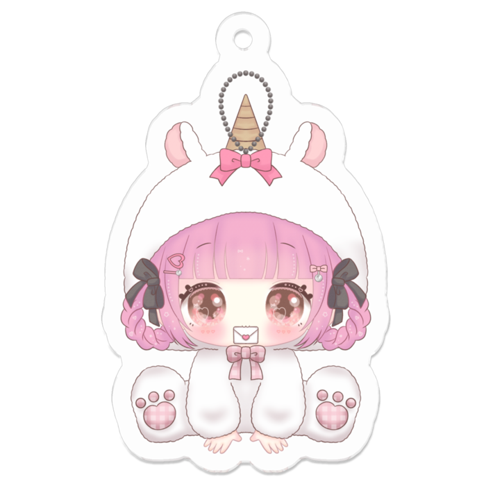 アクリルキーホルダー - 50 x 50 (mm)