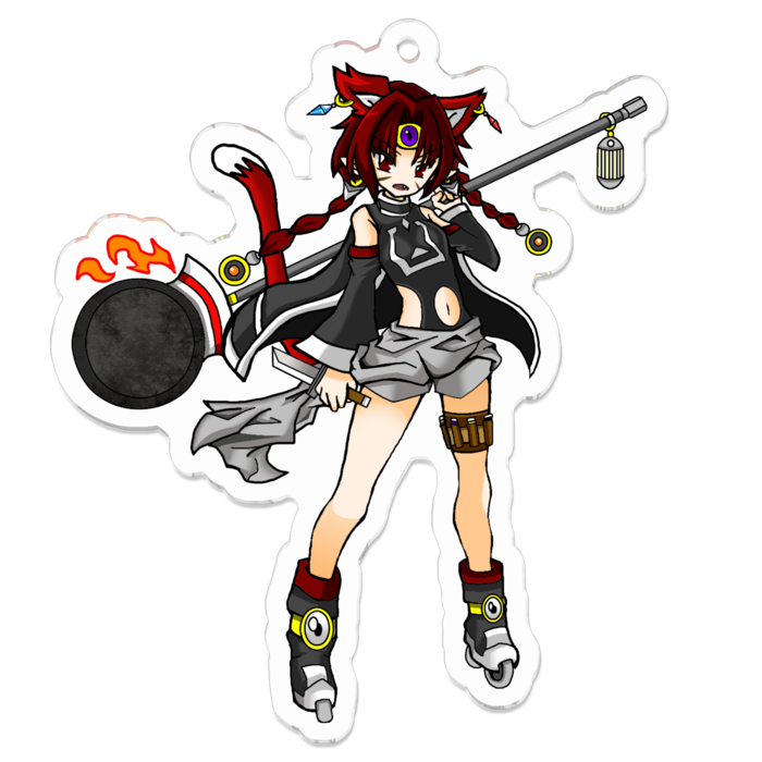 アクリルキーホルダー - 70 x 70 (mm)