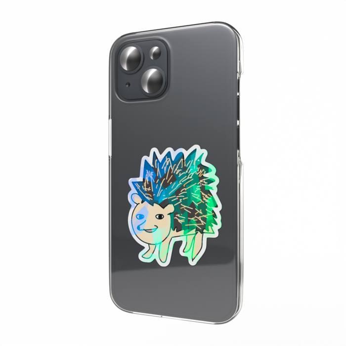 ホログラムスマホステッカー - 縦