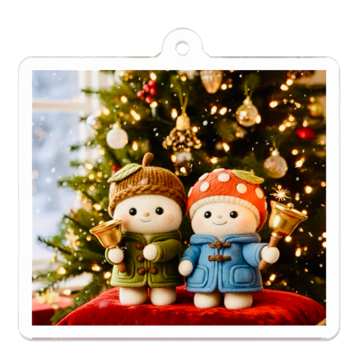 アクリルキーホルダー - 50 x 50 (mm)