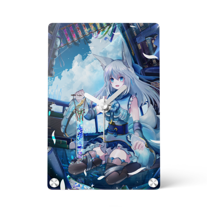 アクリル時計 - 100x148mm