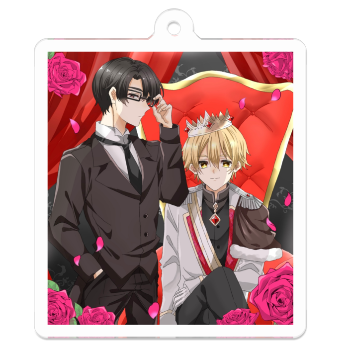 アクリルキーホルダー - 50 x 50 (mm)