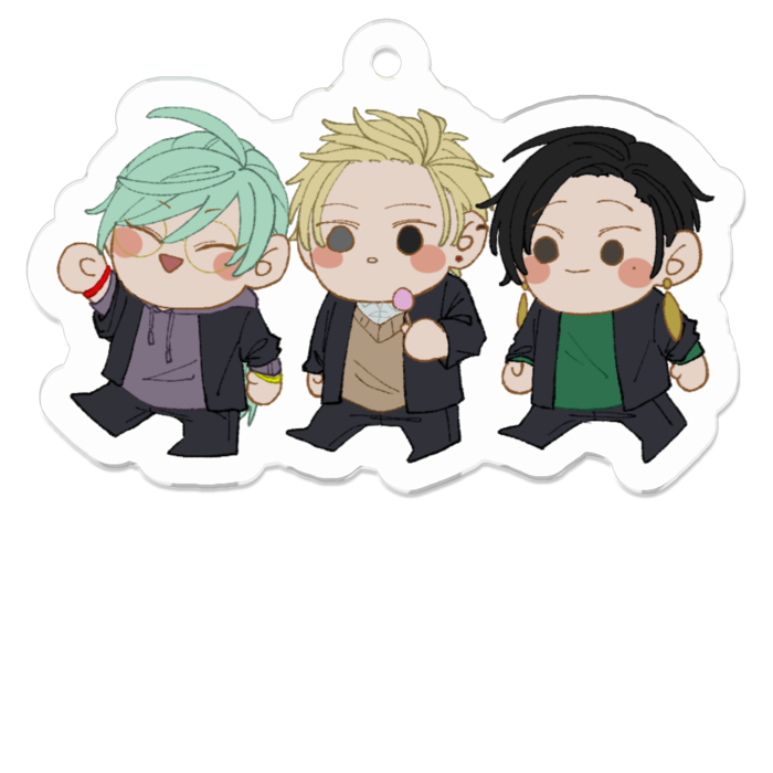 アクリルキーホルダー - 50 x 50 (mm)