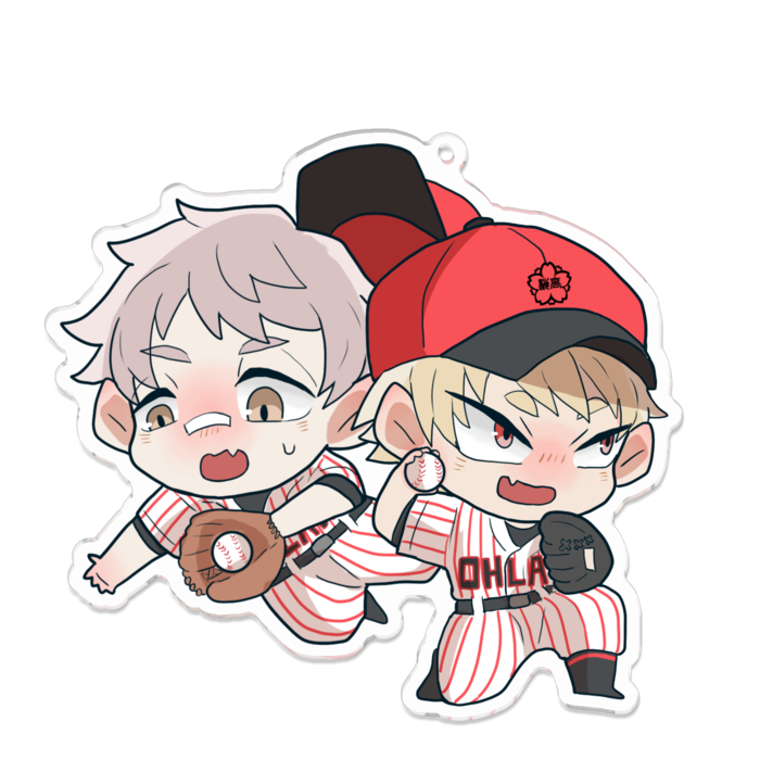 アクリルキーホルダー（ほさほよ） - 100 x 100 (mm)