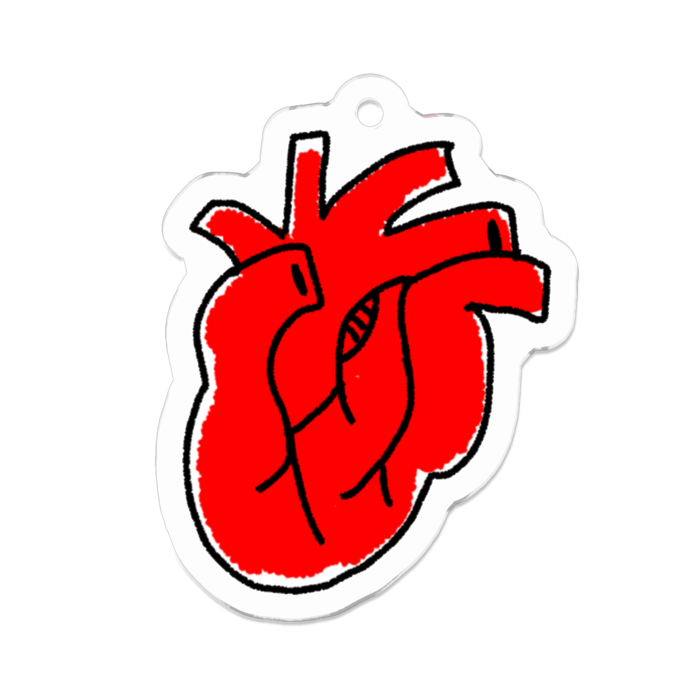 アクリルキーホルダー - 50 x 50 (mm)