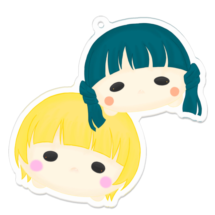 アクリルキーホルダー - 70 x 70 (mm)