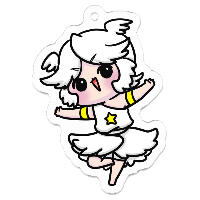 アクリルキーホルダー - 50 x 50 (mm)