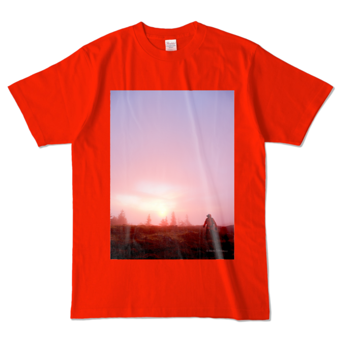 カラーTシャツ - L - レッド (濃色)