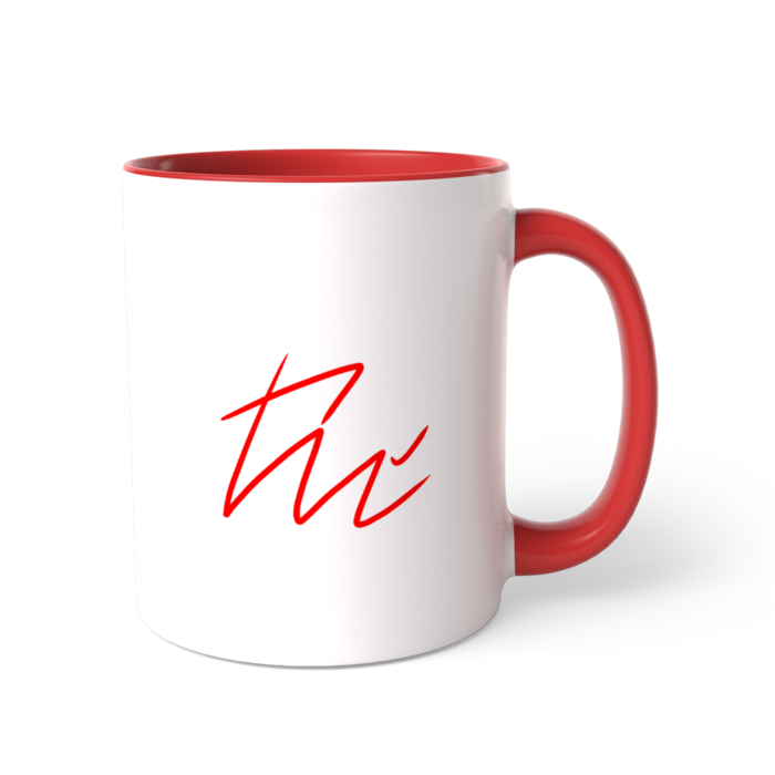 ツートンカラーマグカップ - 直径 8.2cm / 高さ 9.5cm